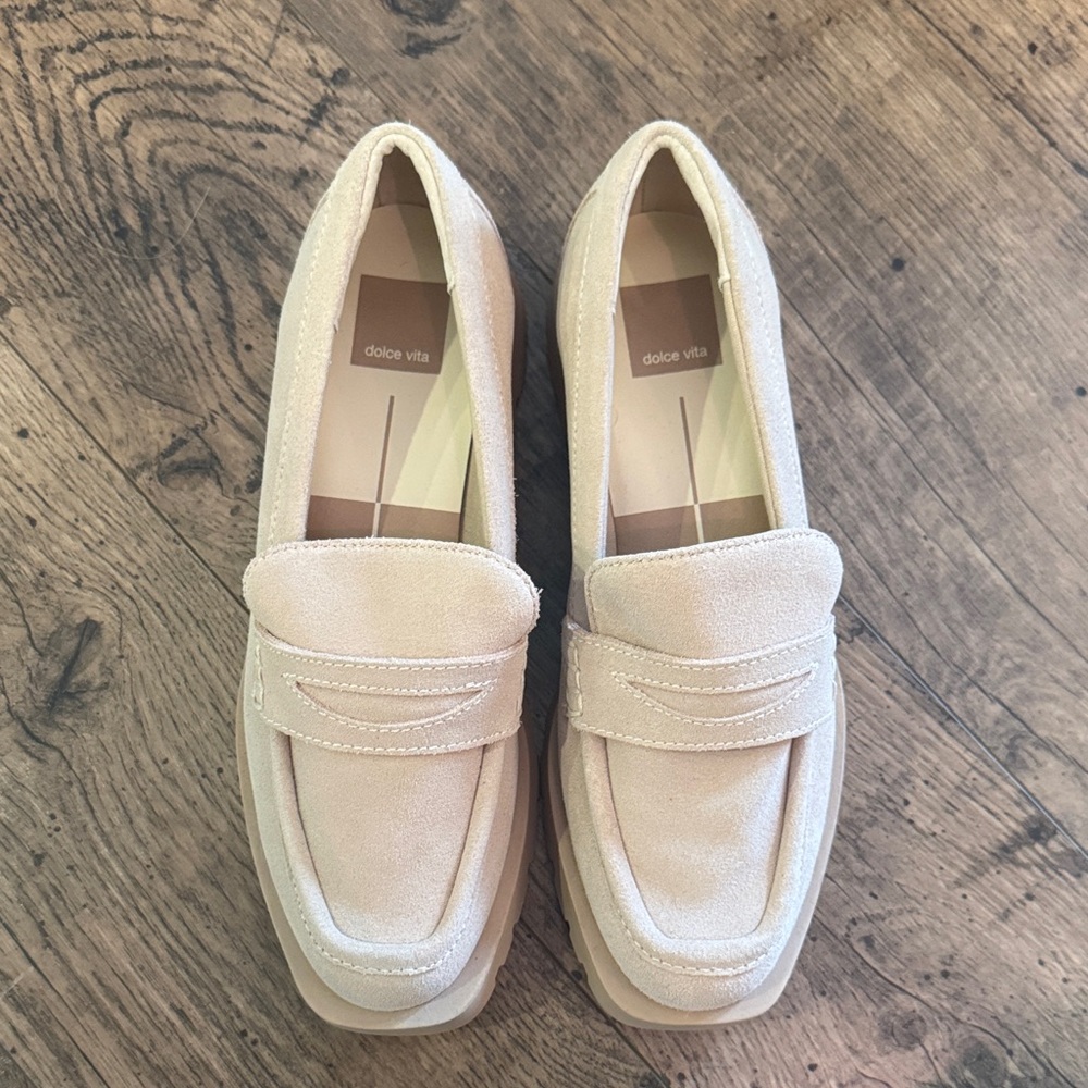 Dolce Vita Beige Loafers for Women